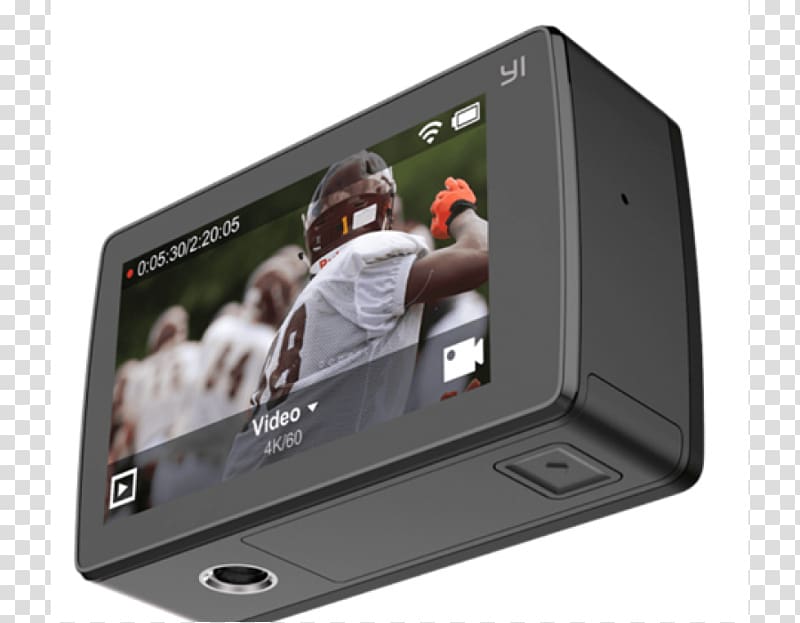 YI Technology YI 4K+ Action Camera 4K resolution , camera 4k transparent background PNG clipart