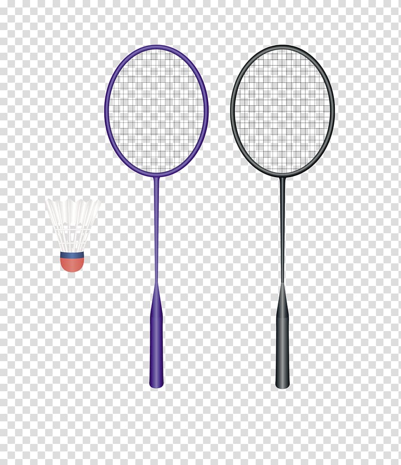 Badminton Cartoon Racket, Sports Equipment transparent background PNG clipart