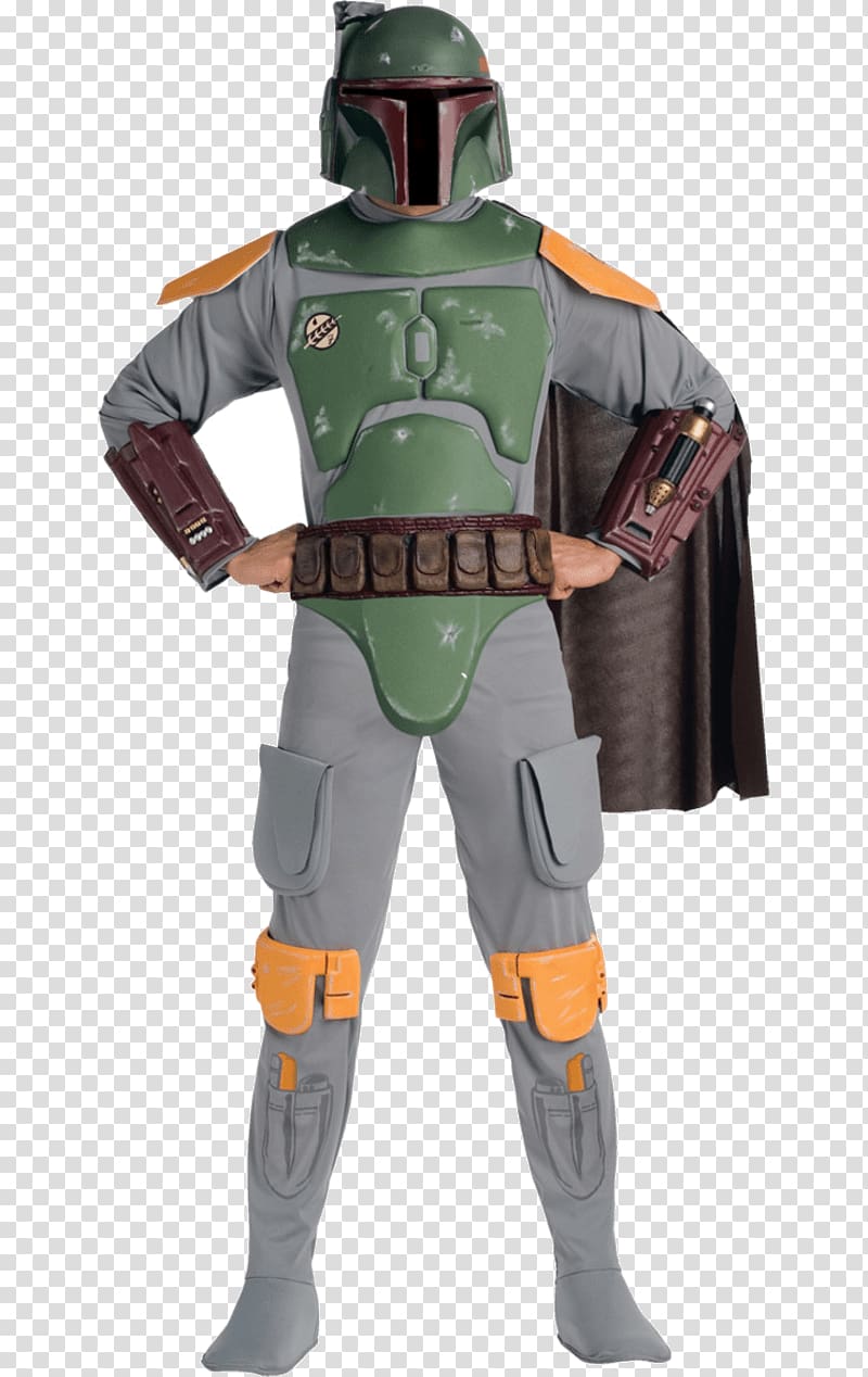 Boba Fett Jango Fett Costume Star Wars Mandalorian, armour transparent background PNG clipart