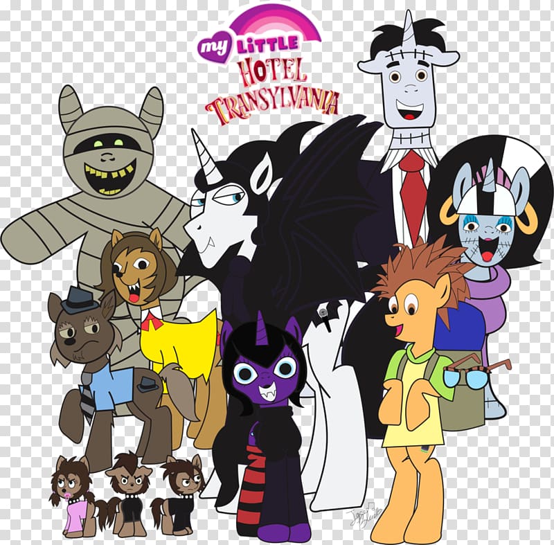 YouTube Pony Count Dracula Art Hotel Transylvania Series, shopping groups will engage in activities transparent background PNG clipart