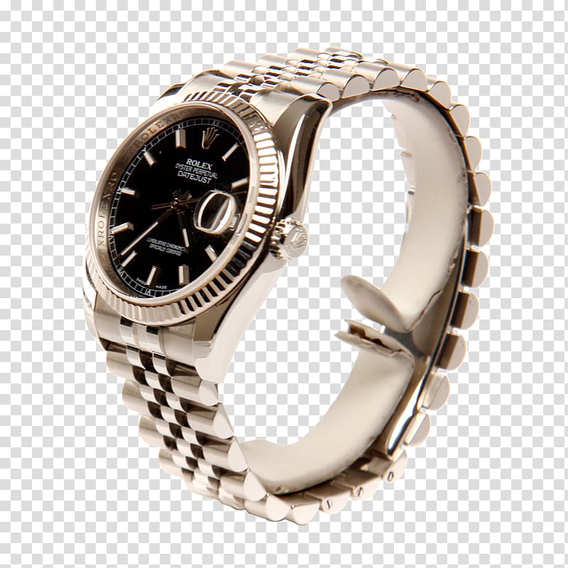 Rolex Datejust Automatic watch, Rolex watch Black Watch transparent background PNG clipart