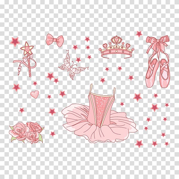 Ballet shoe Sticker Adhesive Partition wall, Papel Digital transparent background PNG clipart