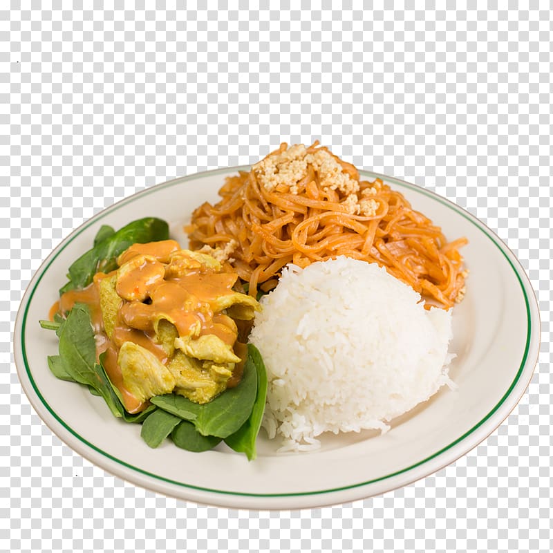 Thai cuisine Vegetarian cuisine Plate lunch Cooked rice, rice transparent background PNG clipart