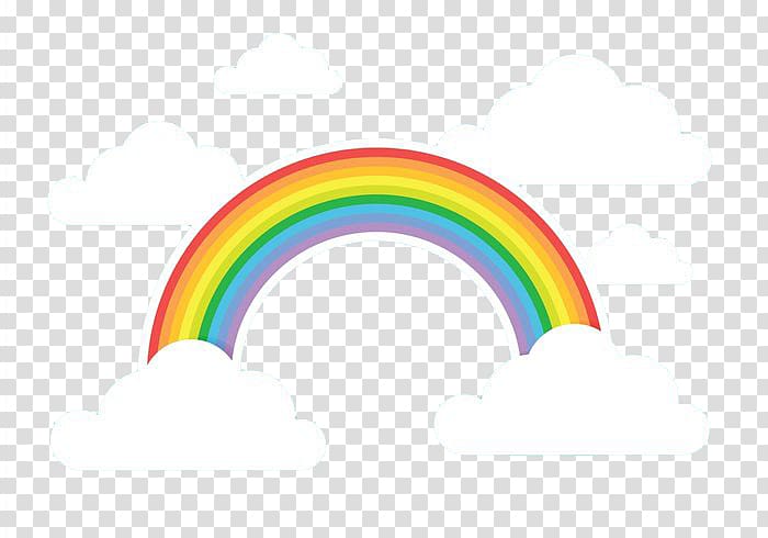 Rainbow Euclidean Illustration, rainbow transparent background PNG clipart