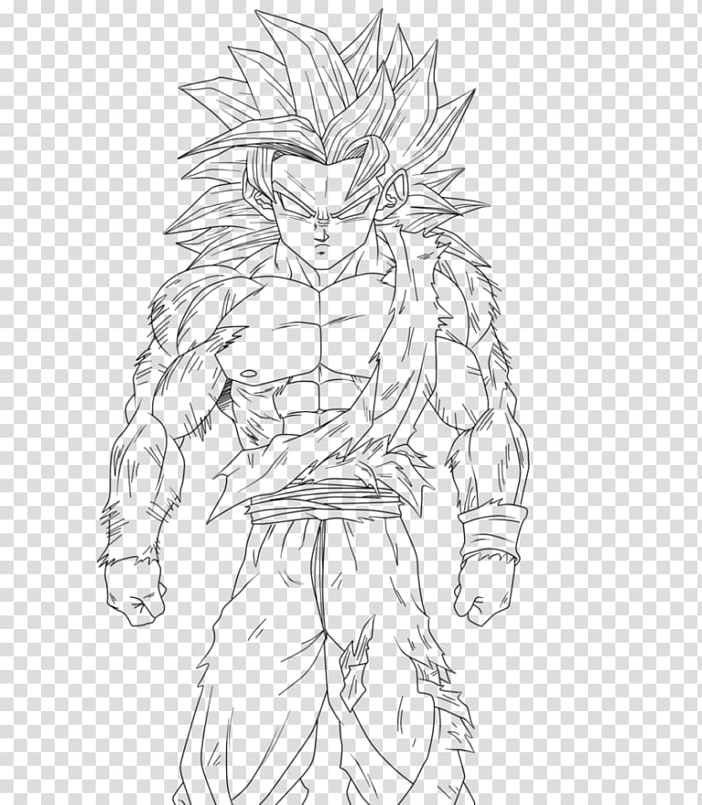 Dragon Ball Z Gogeta Coloring Pages