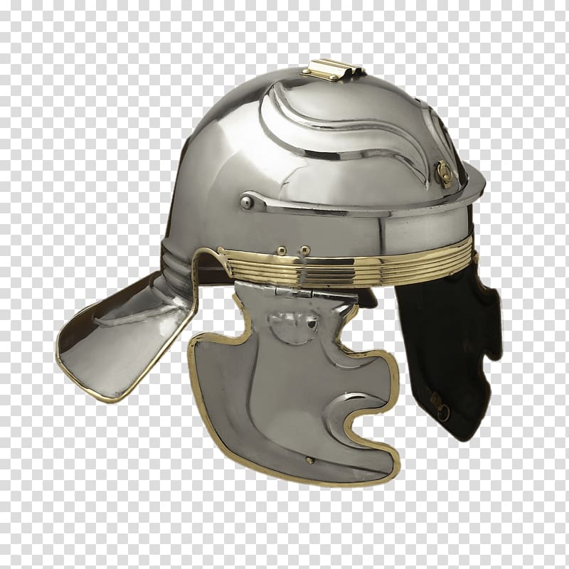 gray metal helm, Gallic Helmet transparent background PNG clipart