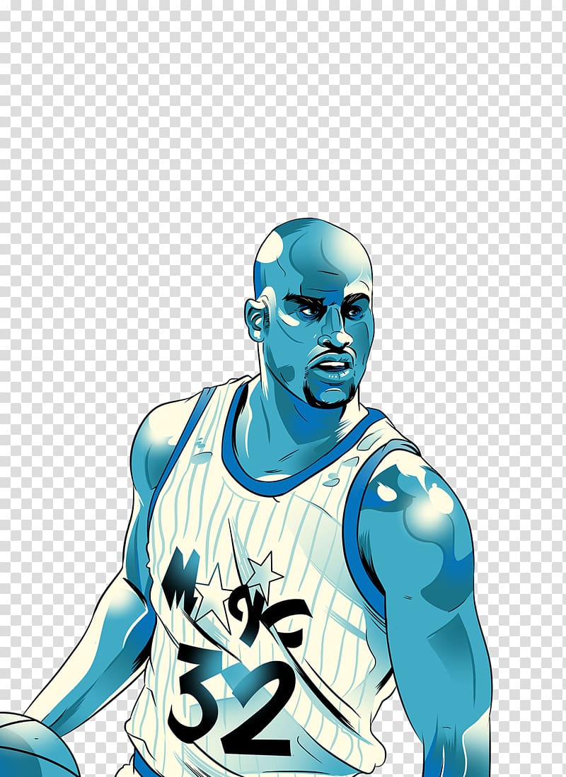 Shaquille O\'Neal Orlando Magic Miami Heat Blue Chips NBA, orlando magic transparent background PNG clipart