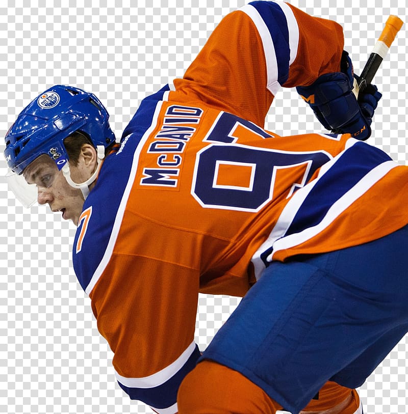Connor McDavid Edmonton Oilers Face-off Hockey Protective Pants & Ski Shorts, others transparent background PNG clipart
