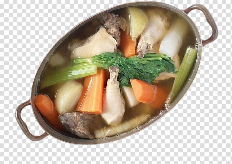 Pot-au-feu Fried chicken Onion Food Vegetable, Turnip cabbage chicken legs transparent background PNG clipart