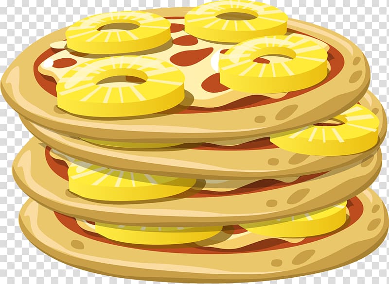 Hawaiian pizza Italian cuisine Bacon Ham, pineapple transparent background PNG clipart