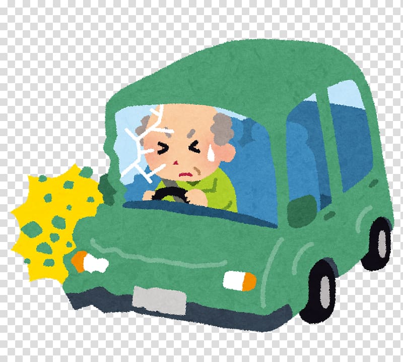 Traffic collision Old age Dementia driver Population ageing, driving transparent background PNG clipart