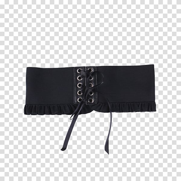 Belt Black M, lace belt transparent background PNG clipart