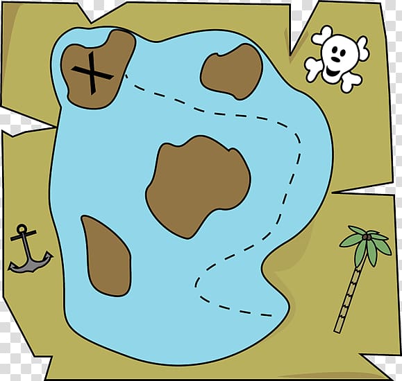 Treasure map Piracy Buried treasure , Treasure Map transparent background PNG clipart