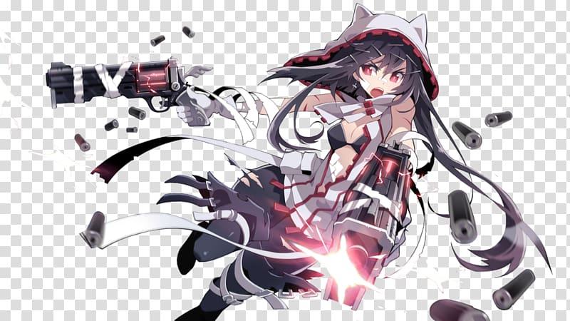 Anime Firearm Female Girls with guns , soul transparent background PNG clipart