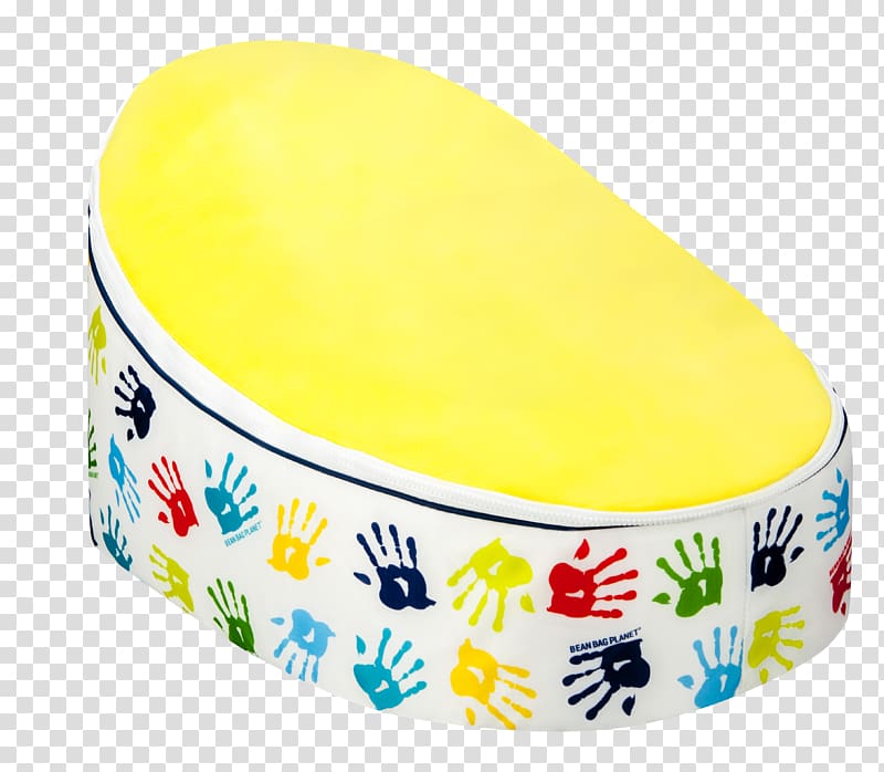 Bean Bag Chairs Yellow Hand, bag transparent background PNG clipart