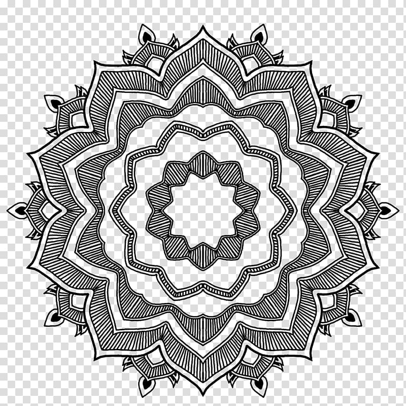 Mandala Sacred geometry Symbol, symbol transparent background PNG clipart
