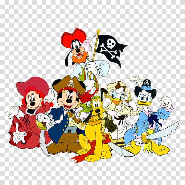 Mickey Mouse Minnie Mouse Donald Duck Pluto Piracy, mickey mouse transparent background PNG clipart