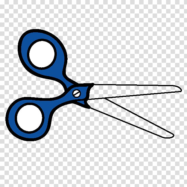 Line art Scissors Hair-cutting shears , scissors transparent background PNG clipart