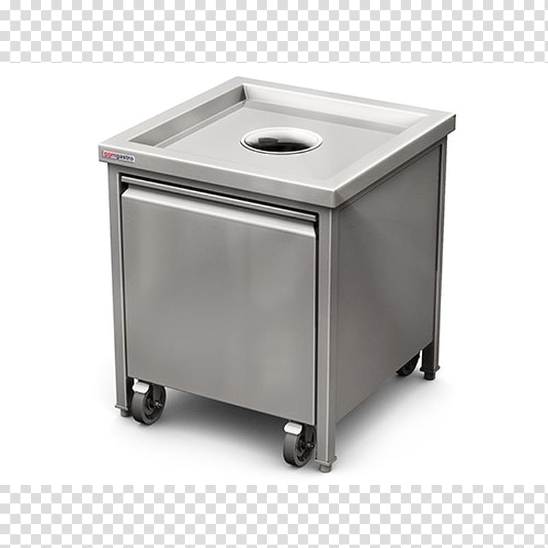 Rubbish Bins & Waste Paper Baskets Drawer Stainless steel Table, table transparent background PNG clipart