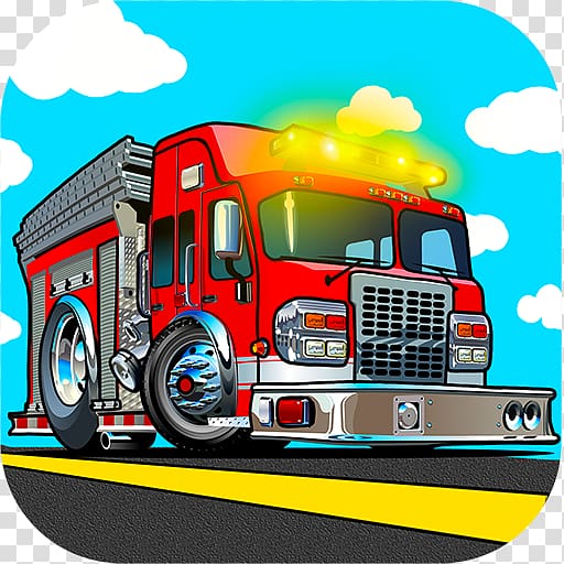 Fire engine Car Commercial vehicle Truck, car transparent background PNG clipart