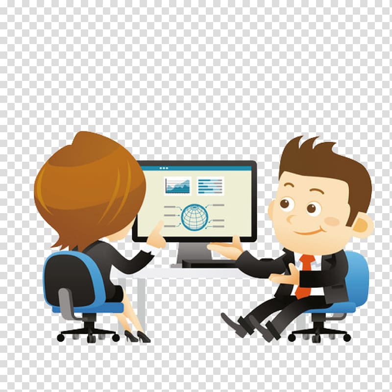 Businessperson Computer Illustration, Recruitment Business People transparent background PNG clipart