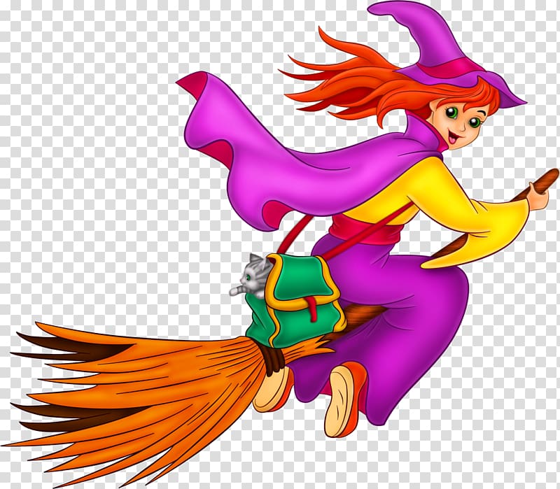 Drawing witch Cartoon , witch transparent background PNG clipart