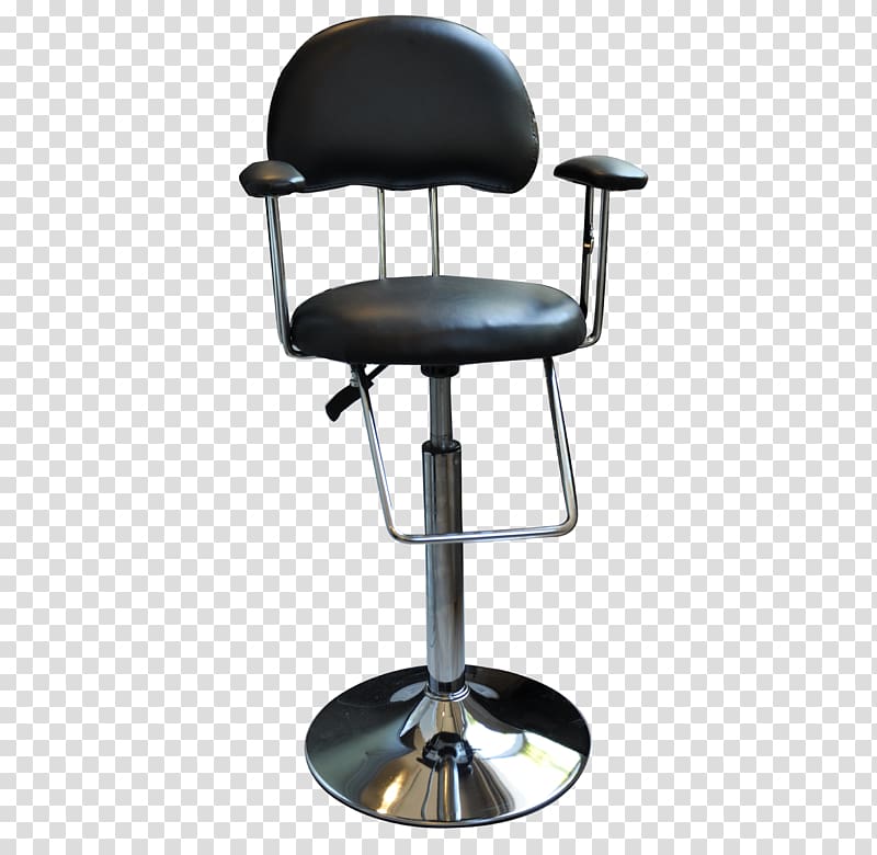 Bar stool Chair Fauteuil Barber Furniture, chair transparent background PNG clipart