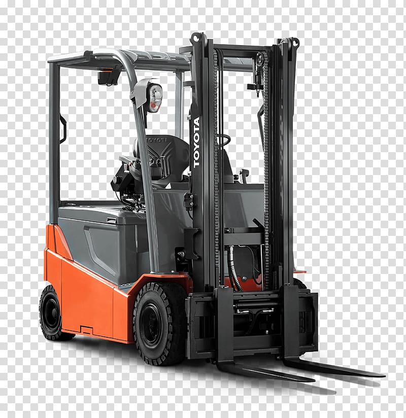 Electric vehicle Toyota Forklift Pallet jack Material-handling equipment, toyota transparent background PNG clipart