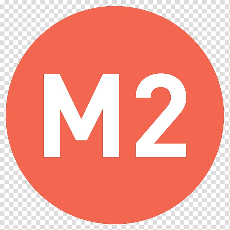 Logo M2 metro line Marseille Métro Line 2 Marseille Metro Ste Marguerite, design transparent background PNG clipart