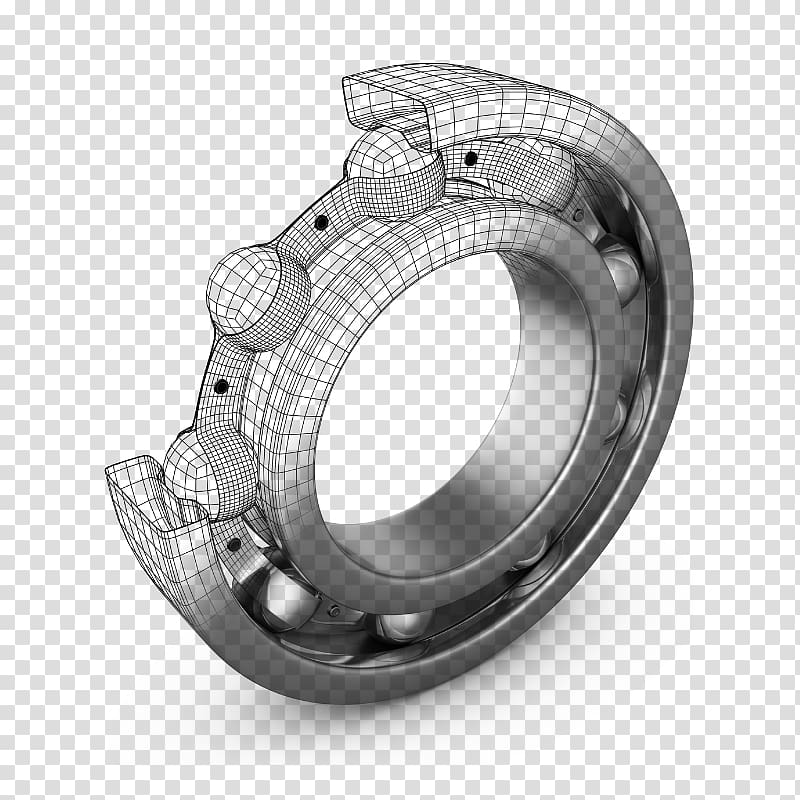 Rolling-element bearing FŁT-Kraśnik Needle roller bearing Tapered roller bearing, Bearing transparent background PNG clipart