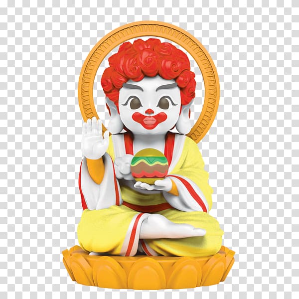 Toy Tathāgata Buddhahood Hamburger Fast food, buddha hand transparent background PNG clipart