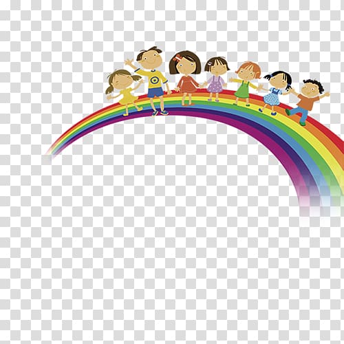 Child Cdr , rainbow transparent background PNG clipart