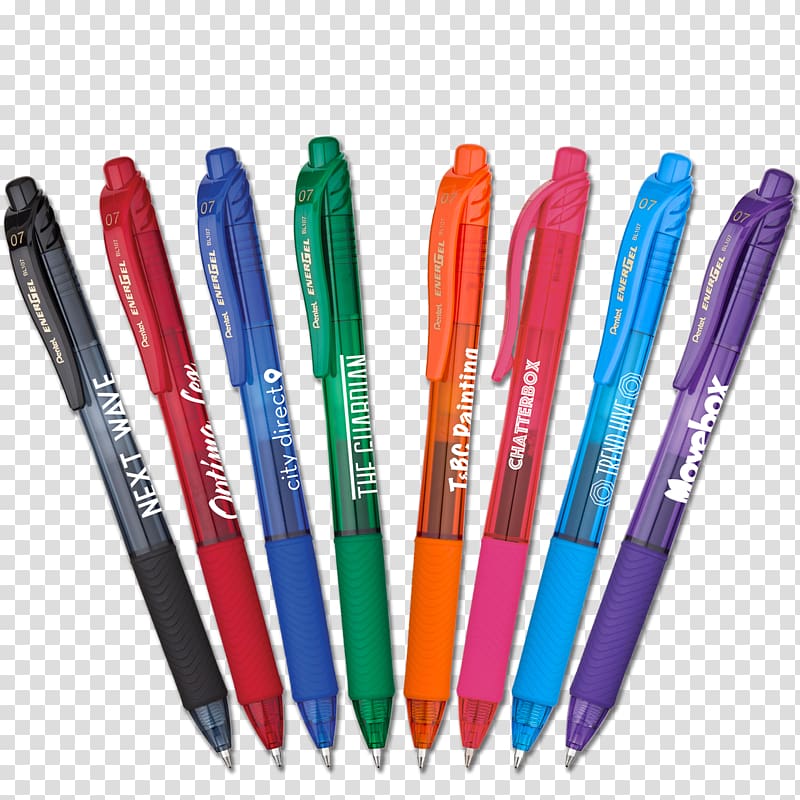 Ballpoint pen Office Supplies Gel pen Pentel, pen transparent background PNG clipart