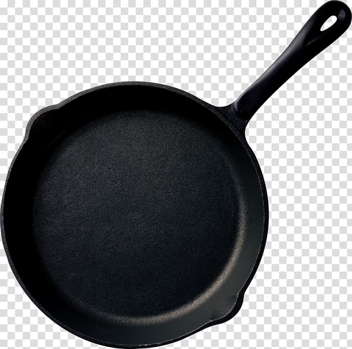 Frying pan Cast-iron cookware Non-stick surface Wok, frying pan transparent background PNG clipart