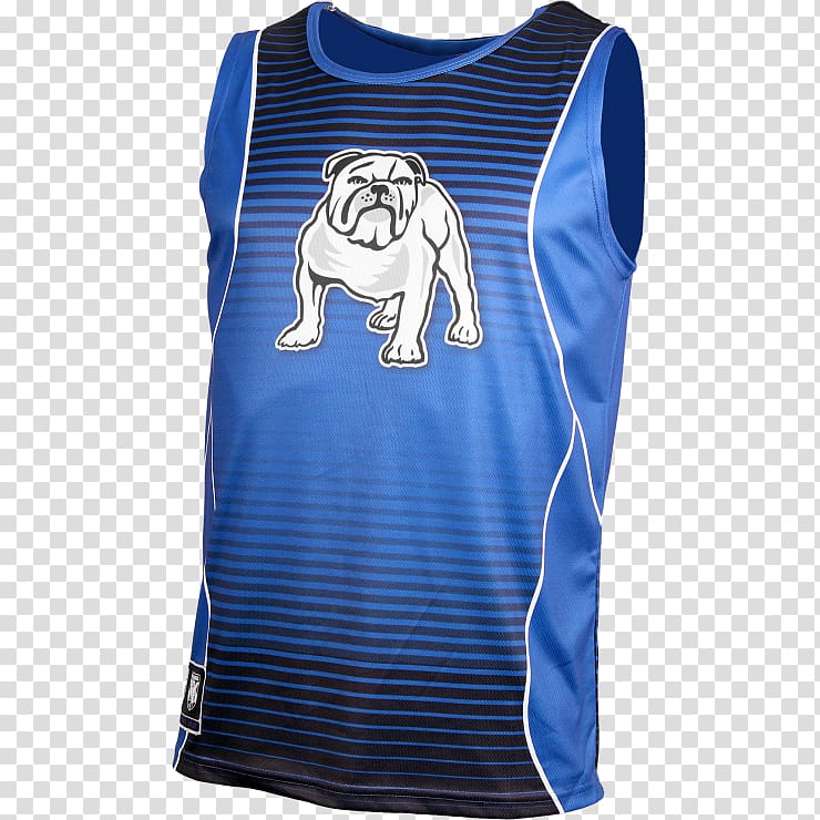 Long-sleeved T-shirt Canterbury-Bankstown Bulldogs Sleeveless shirt, T-shirt transparent background PNG clipart