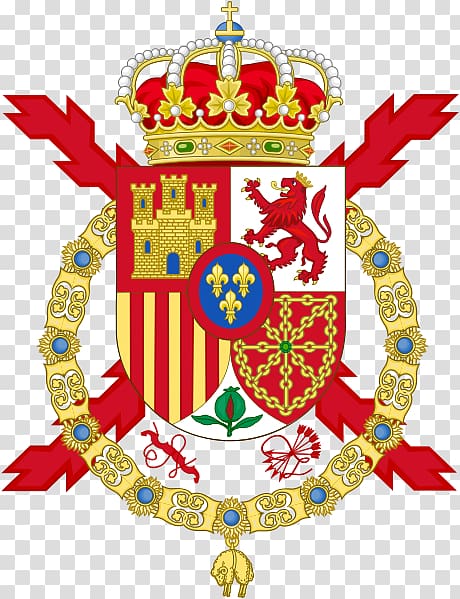 Monarchy of Spain Coat of arms of the King of Spain Order of the Garter, royal crest transparent background PNG clipart