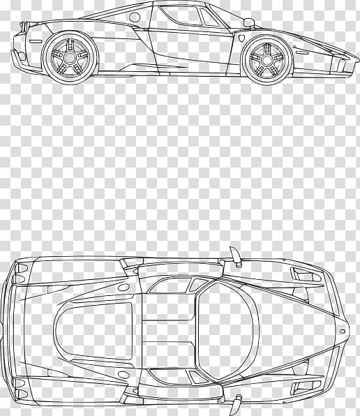 Sports car Ferrari California Blueprint, ferrari transparent background PNG clipart