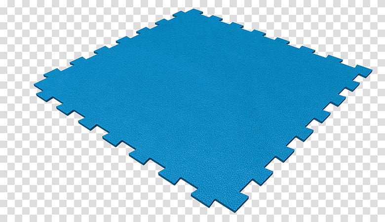 Yoga mat Pilates Physical exercise, Blue carpet transparent