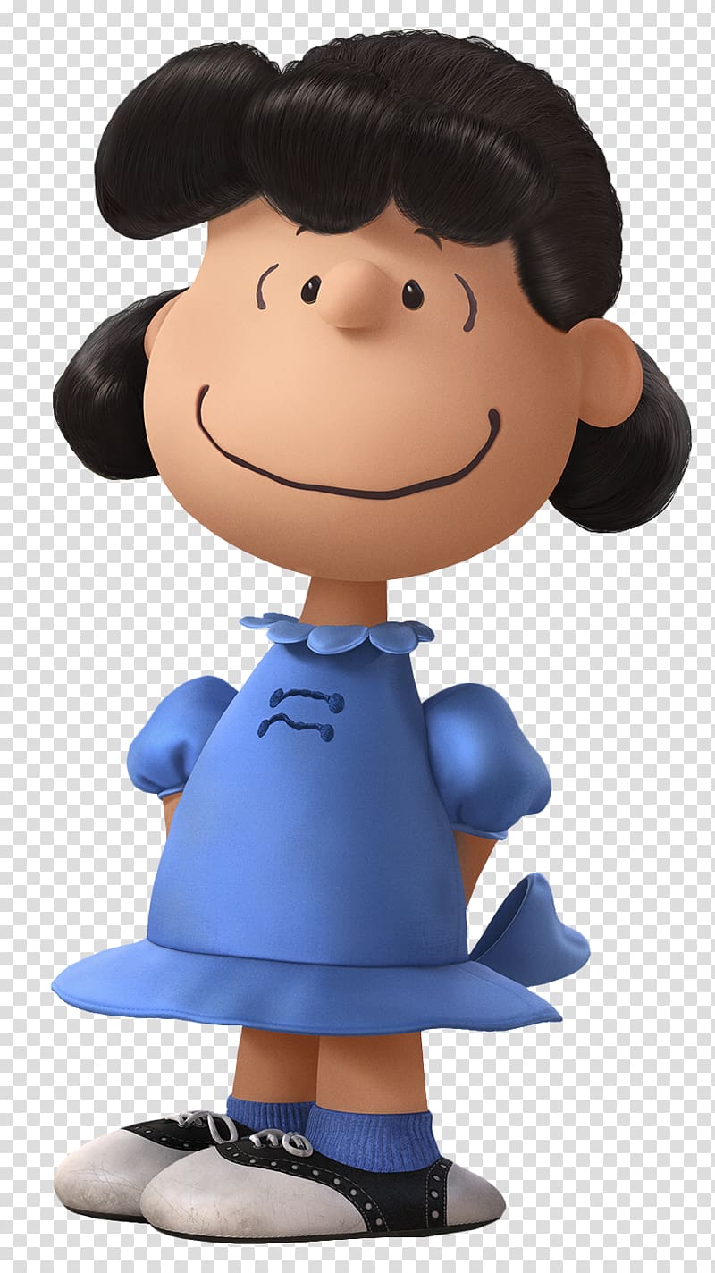 Peanuts comic girl wearing blue dress illustration, Lucy van Pelt Charlie Brown Sally Snoopy Linus van Pelt, Lucy The Peanuts Movie Cartoon transparent background PNG clipart
