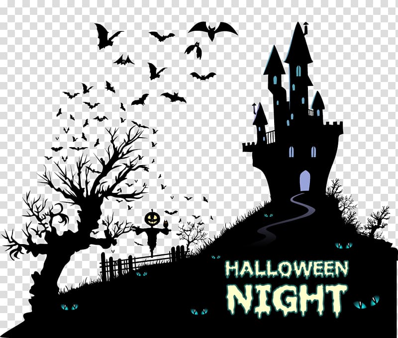 Haunted attraction Halloween Ghost, Creative Halloween transparent background PNG clipart