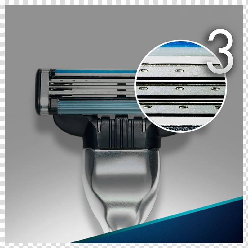 Gillette Mach3 Razor Shaving Rakblad, Gillette Mach3 transparent background PNG clipart