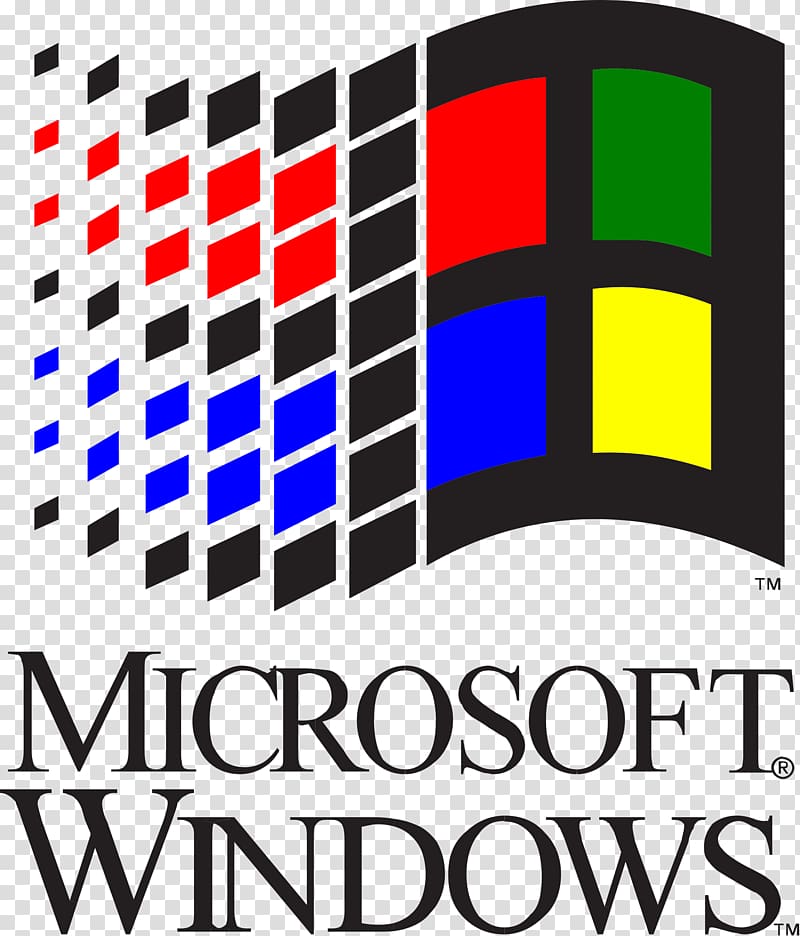 Windows 3.0 Windows 3.1x Logo Microsoft, windows logos transparent background PNG clipart