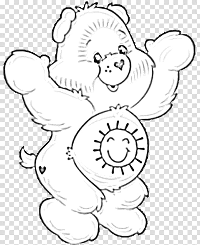 Funshine Bear Giant panda Care Bears Coloring book, bear transparent background PNG clipart