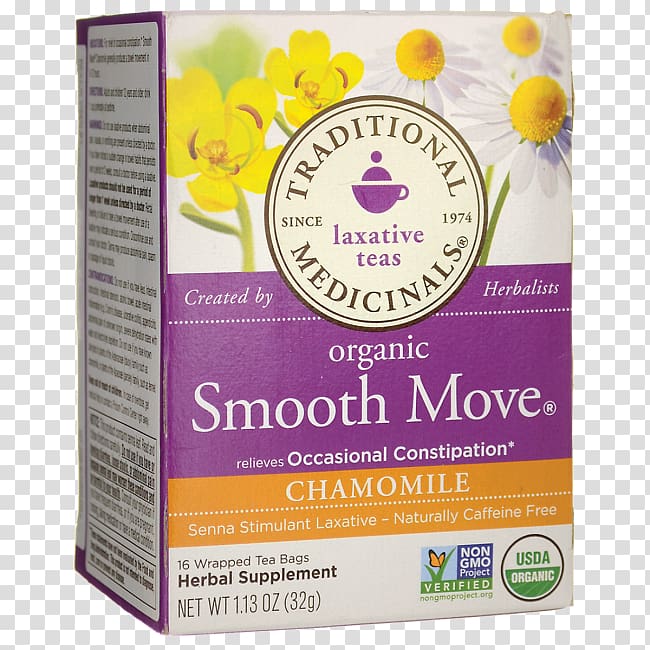 Herbal tea Organic food Traditional Medicinals, Inc. Senna glycoside, Chamomile Tea transparent background PNG clipart