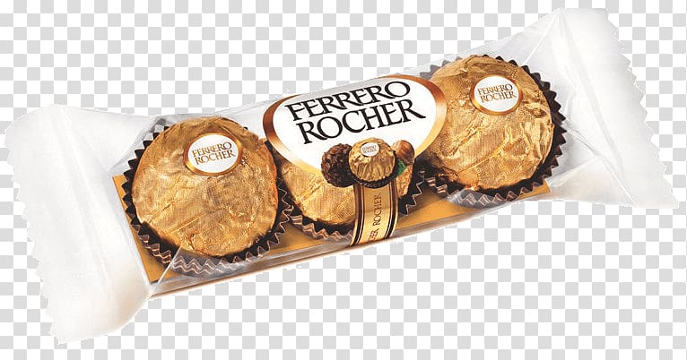 Ferrero Rocher Kinder Chocolate Bonbon Raffaello, chocolate transparent background PNG clipart
