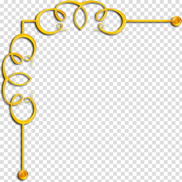 Gold Raster graphics , gold corner transparent background PNG clipart