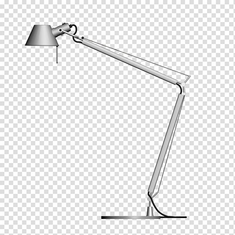 Table Tolomeo desk lamp Artemide Light fixture Balanced-arm lamp, table lamp transparent background PNG clipart