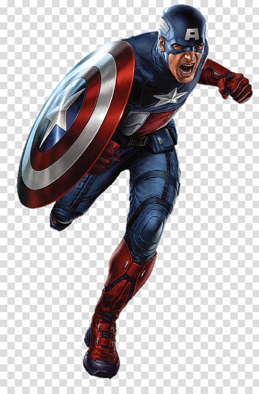 Marvel: Avengers Alliance Captain America Thor T-shirt Film, captain america transparent background PNG clipart