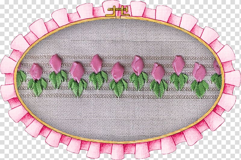Ribbon Embroidery Puntada Cushion Tablecloth, ribbon transparent background PNG clipart