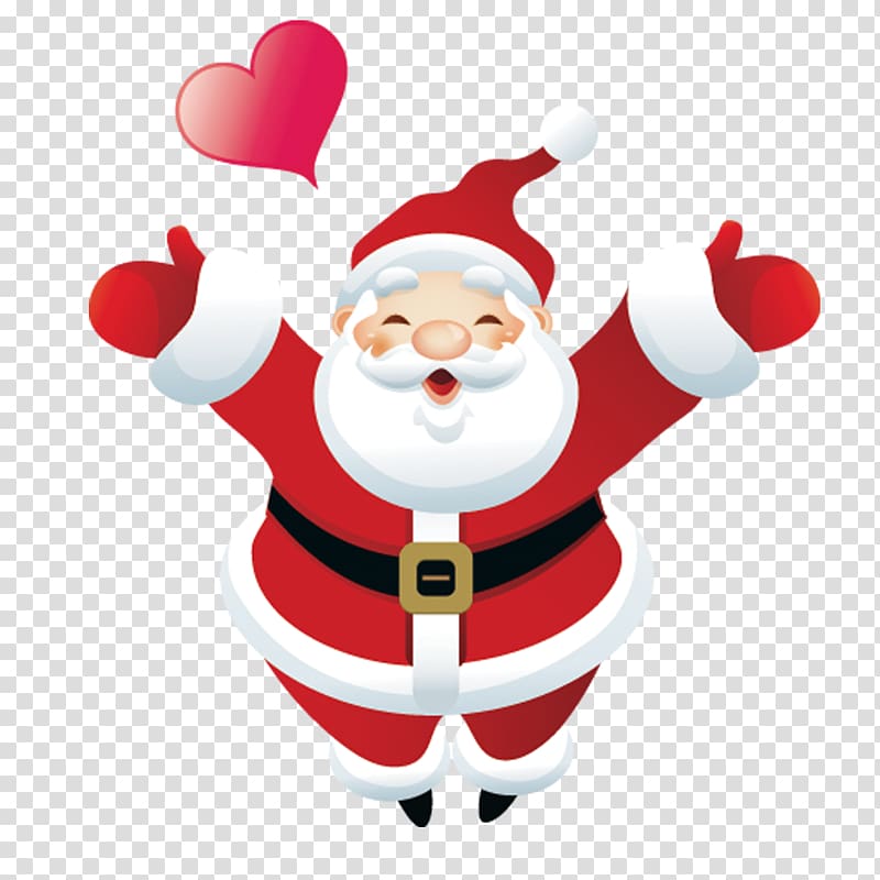 Santa Claus NORAD Tracks Santa SantaCon Christmas , Love Santa Claus transparent background PNG clipart